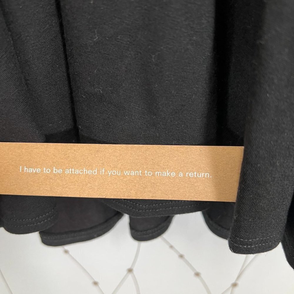 NWT Reformation Jeans Black Mary Midi Dress - Picture 11 of 14